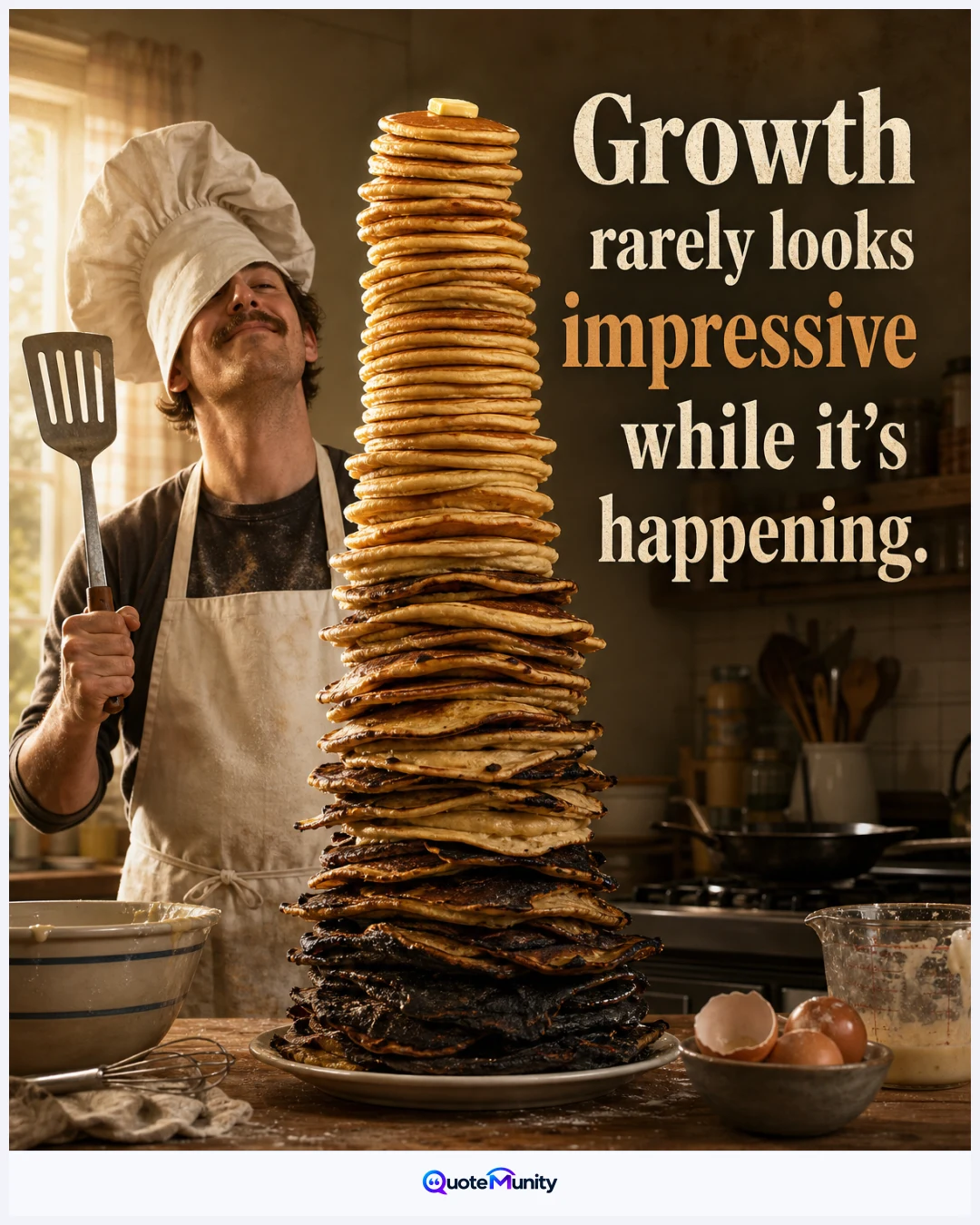 Real growth is built from awkward, unimpressive attempts that only make sense in retrospect.