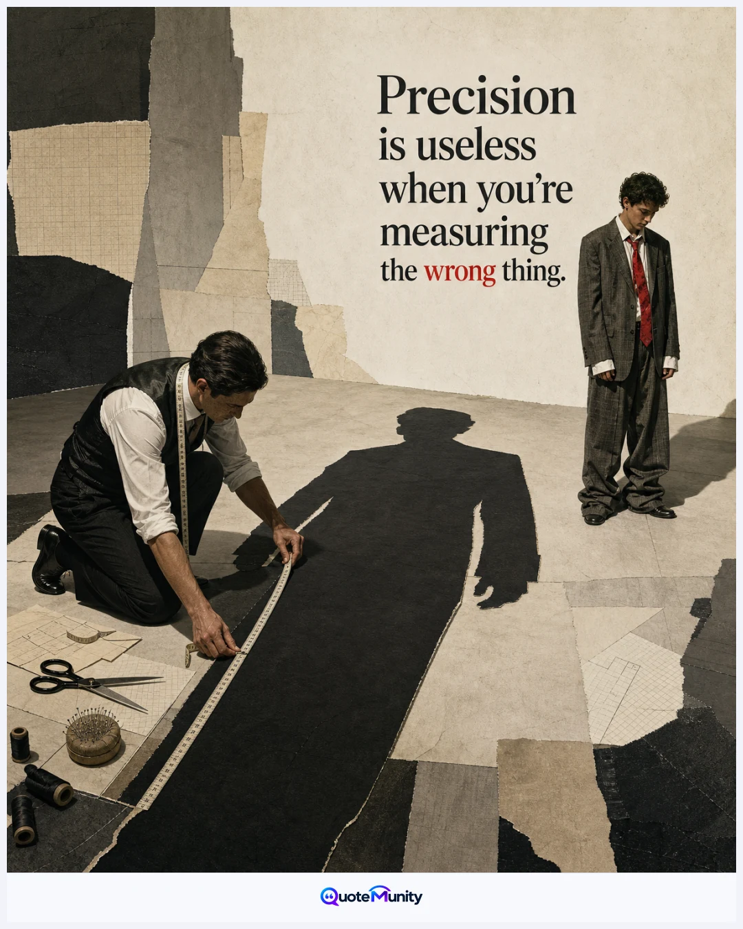 Failure can persist despite discipline and accuracy when effort is aimed at an irrelevant target.
