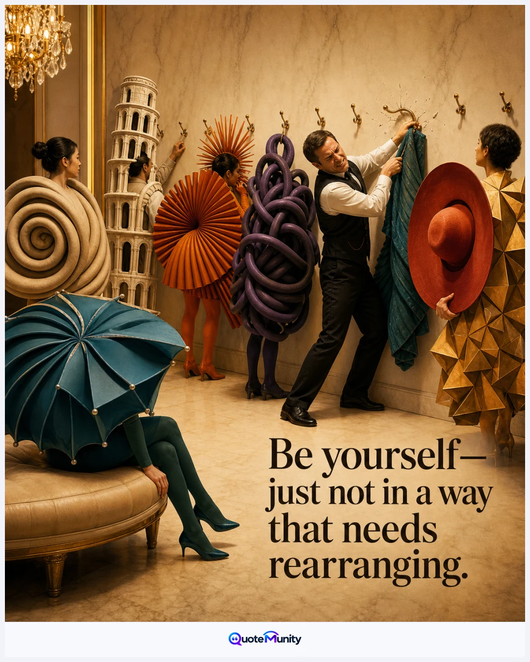 Society often praises individuality only when it remains convenient, predictable, and easy to accommodate.