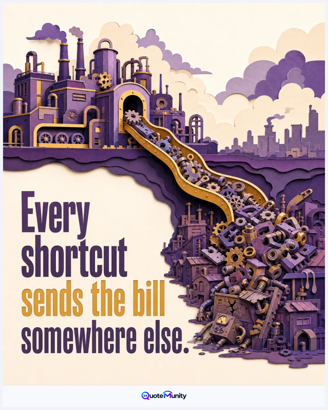 Cutting effort does not eliminate cost; it merely transfers the eventual burden to another part of the system.