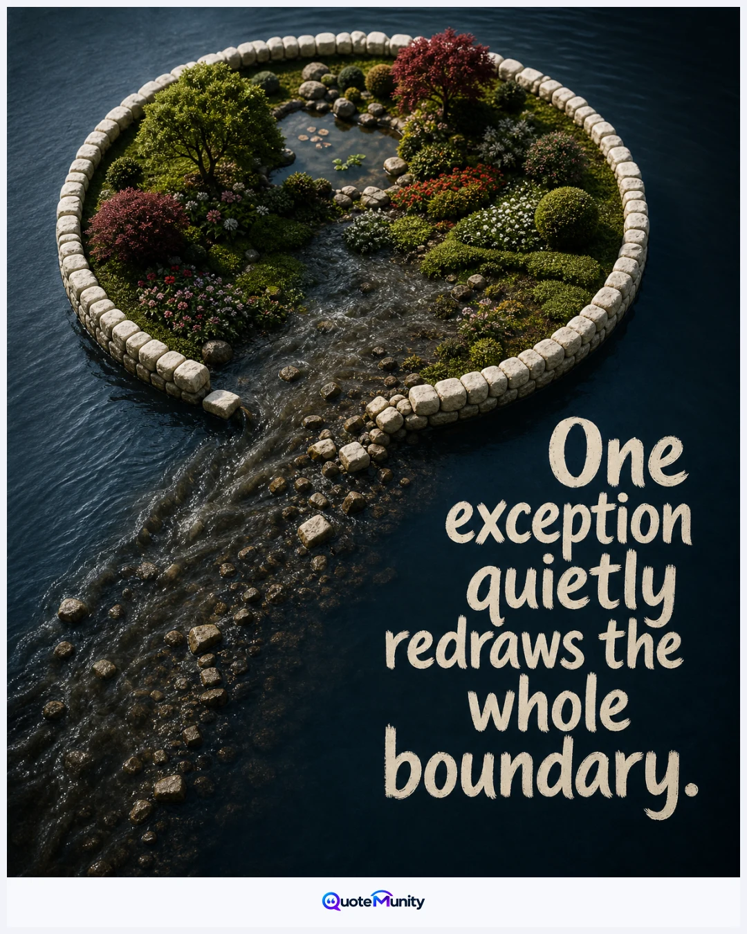 Small tolerated breaches can gradually redefine what is accepted until the original limit no longer exists.