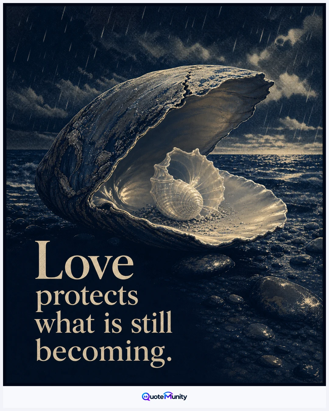 Real love offers safety and patience for imperfect growth instead of demanding someone arrive fully formed.