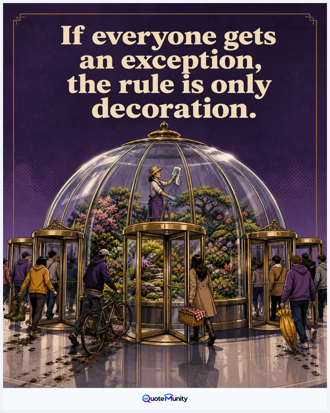 Boundaries become meaningless when constant exceptions turn protection into mere performance.